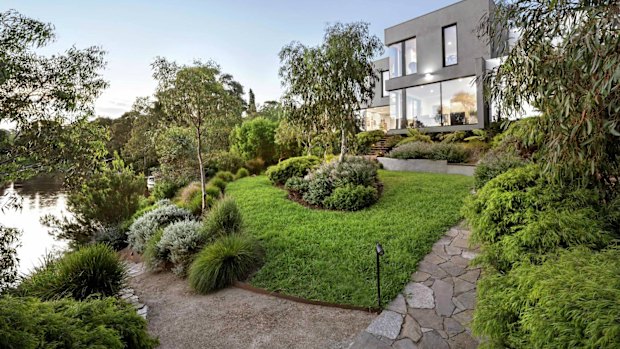 Falcon Capital founder David Anderson’s home in Hawthorn overlooking the Yarra River, Melbourne.