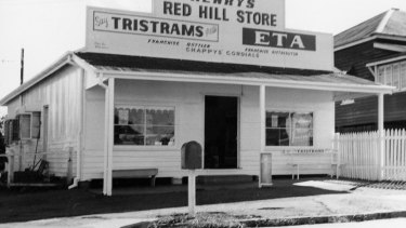 Frank Corley's 'drive-by' photo of Red Hill store in the 1960s.