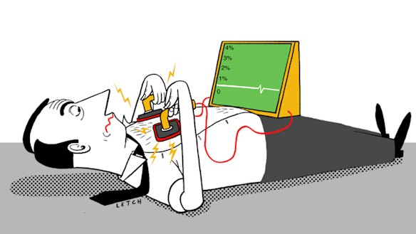 Banks are taking interest rates lower for savers and the prospect of negative rates is lifting interest in other ways of generating return. Illustration: Simon Letch