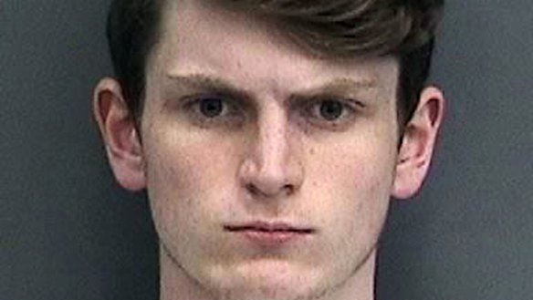 Devon Arthurs, co-founder of the neo-Nazi group Atomwaffen, which is German for "atomic weapon".