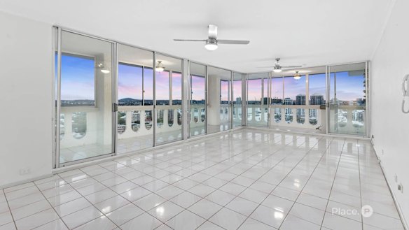 The buyer had been boating for two years, and “when he saw this apartment he just loved that he could see the water”.