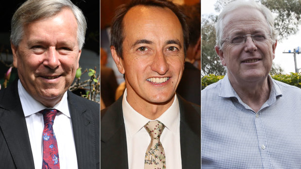 In contention for the seat of Wentworth: Peter King, Dave Sharma and Michael Feneley. 