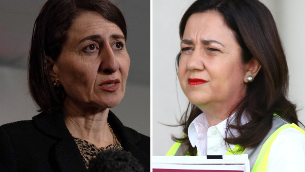NSW Premier Gladys Berejiklian and Queensland Premier Annastacia Palaszczuk have been at odds over the reopening of their states' border.