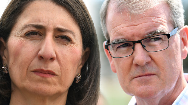 A political brawl has broken out over the Opal Tower debacle between Premier Gladys Berejiklian and Opposition Leader Michael Daley. 