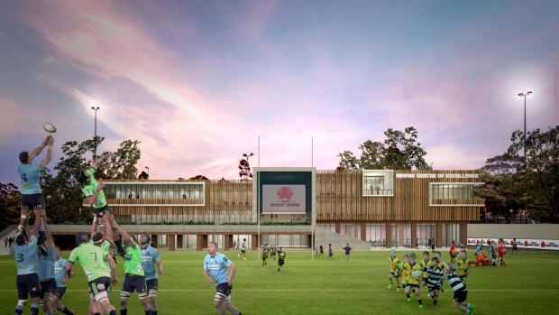 Centre of attention: Artist's impression of the NSW Rugby centre of excellence.
