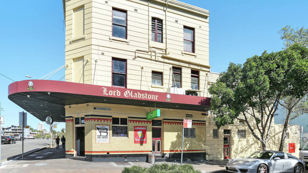 The Lord Gladstone Hotel, 115 Regent Street, Chippendale, Sydney.