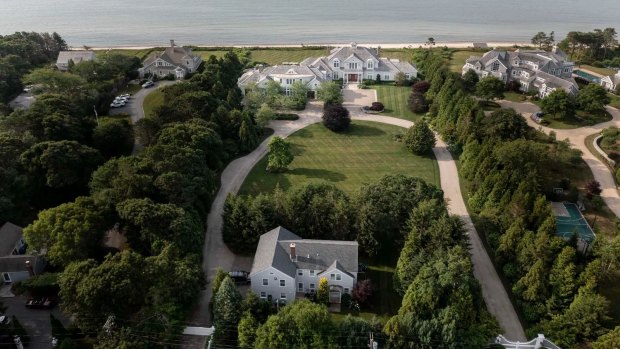 This home on Cape Cod offers views over Nantucket Sound.