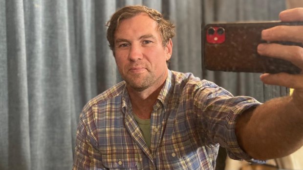 Rocky Elsom shares a photo of himself.
