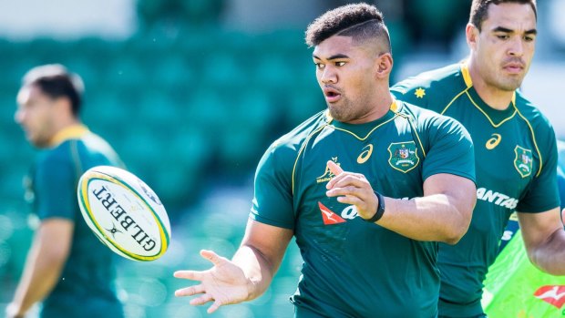 Jordan Uelese hopes to be part of the Wallabies team to play against Ireland next month.