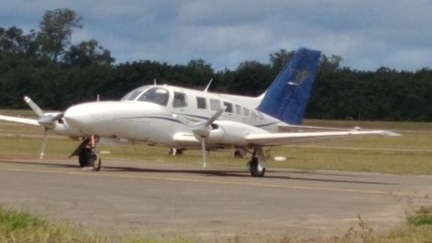 The Cessna light plane, before it crashed in PNG. 