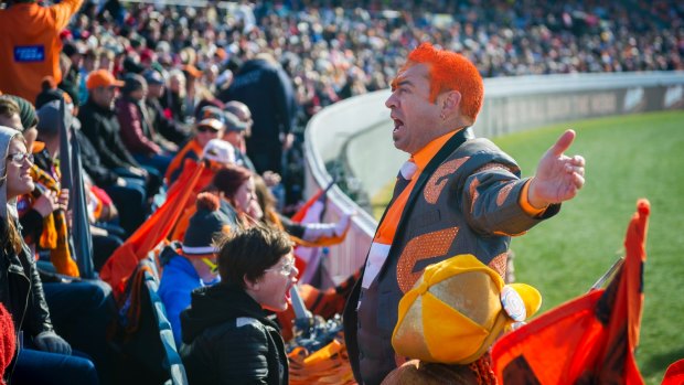 Canberra fans have flocked to GWS games in recent years.