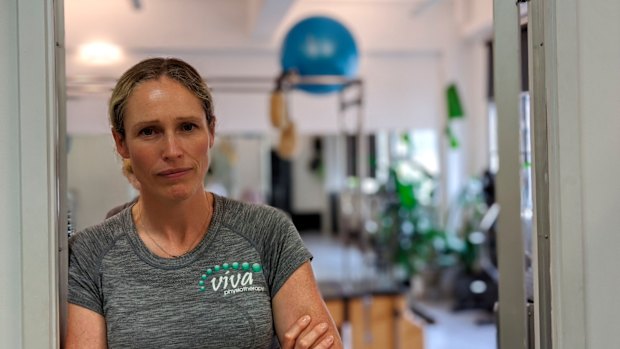 Kathryn Anderson is the owner of Viva Physiotherapy which has seen a 40 per cent drop in business.