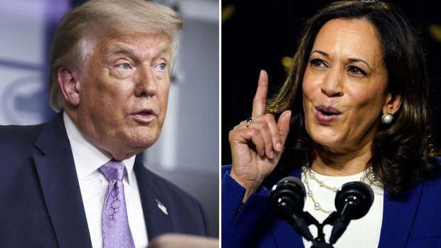 US President Donald Trump and other Republicans have been inconsistent in their attacks on Democratic vice-presidential hopeful Kamala Harris.