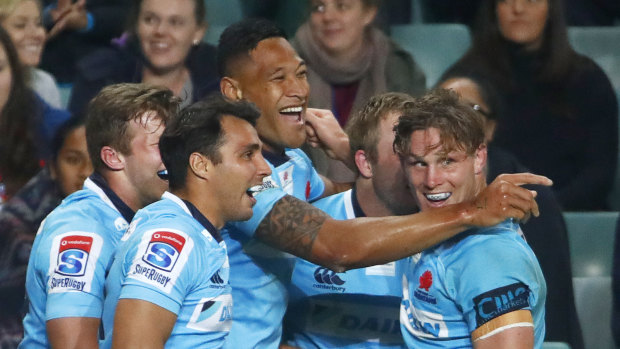 Rising above the criticism: Israel Folau has been in great form despite the off-field drama.
