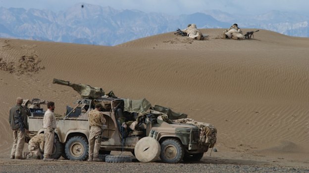Australian SAS troops in Afghanistan.