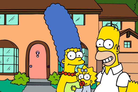 Marg and Homer Simpson