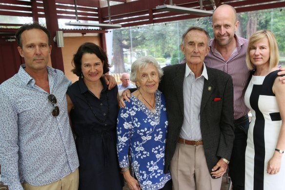 The West family: (from left) Michael, Catherine, mother Janet and father Roderick, Marcus and Julia.