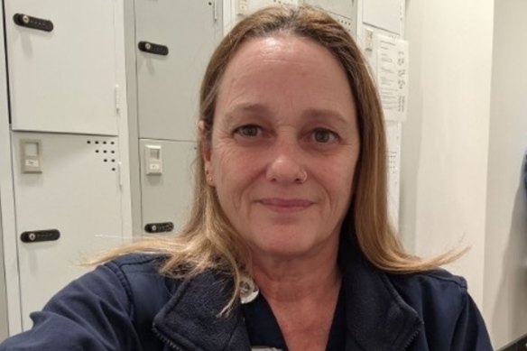 Michelle Rosentreter is caring for COVID  patients in a Sydney ICU.