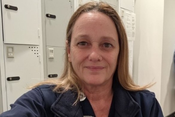 Michelle Rosentreter is caring for COVID  patients in a Sydney ICU.