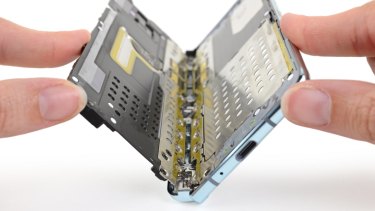The hinge mechanism is solid, but could wear on the other components over time.