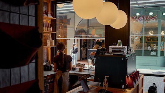 Onigiri Kitchen on Degraves Street in Melbourne offers light Japanese lunches, including rice balls.