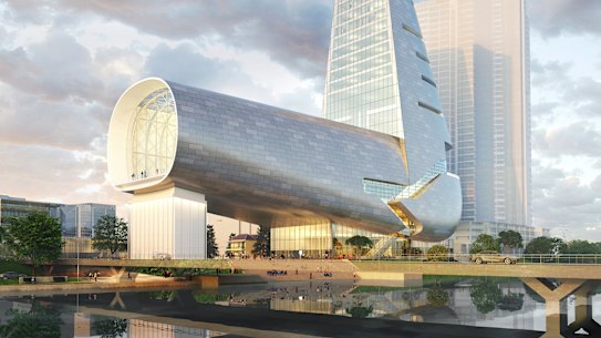 Steven Holl Architects and Conrad Gargett. 