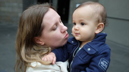 Two-year-old Isaac Oehlers with his mother Sarah Copland. Isaac was the youngest victim of the Beirut blast on August 4, 2020.