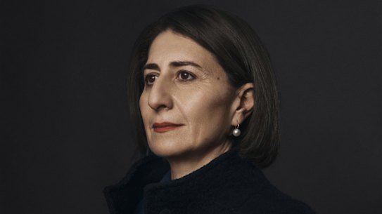 2020 AFR FIN MAG POWER ISSUE. NSW Premier Gladys Berejiklian. Photographed Tuesday 18th August 2020. Photograph by James Brickwood. AFR FIN MAG 200818 DO NOT USE *** EMBARGO *** NOT TO BE PUBLISHED PRIOR TO 1 OCTOBER 2021 ***Â 
AFR MAGAZINE - POWER 2021 - VIRTUAL COVERS - POWER 2021 -
- Queensland Premier Anastacia Palaszczuk, Photography byÂ PaulÂ Harris. - NSW Premier Gladys Berejiklian, Photography byÂ James Brickwood.
- Victoria Premier Daniel Andrews, Photography byÂ Darrian Traynor/Getty Images- WA Premier Mark McGowan, Photography by Stef King- PM Scott Morrison, Photography by Dominic Lorrimer
PRINT COVER: QR CODE