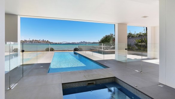 The $75 million view from Rose Bay’s beachfront house of businessman Frank Geng.