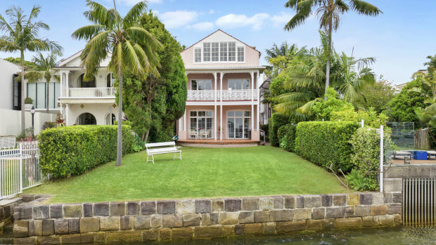Double Bay waterfront trophy home listed for $45m, sells for $10m less