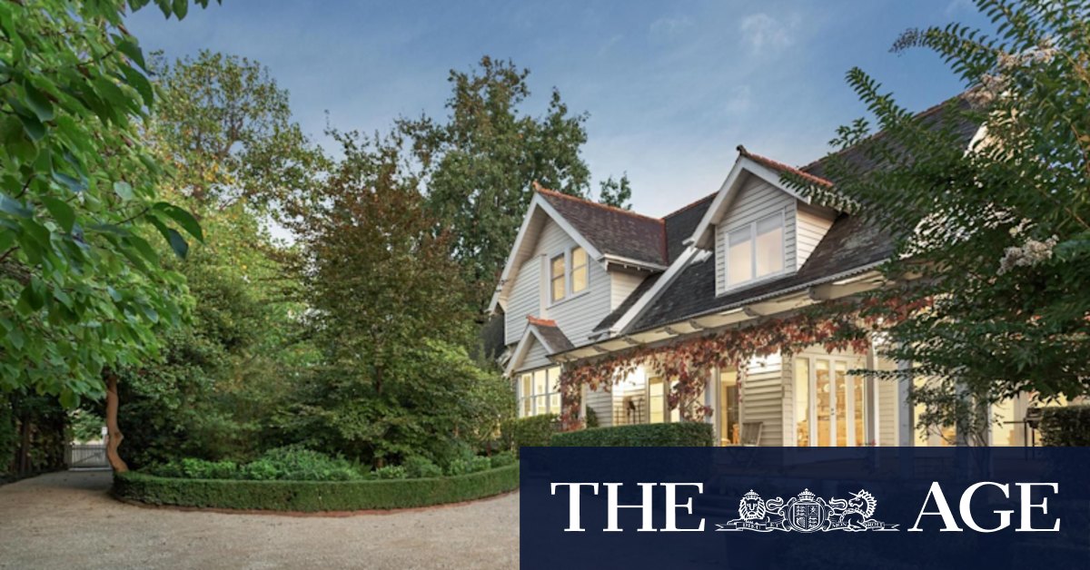 Melbourne auctions: Family drops $5.2 million on 120-year-old Canterbury home - Vimarsana News