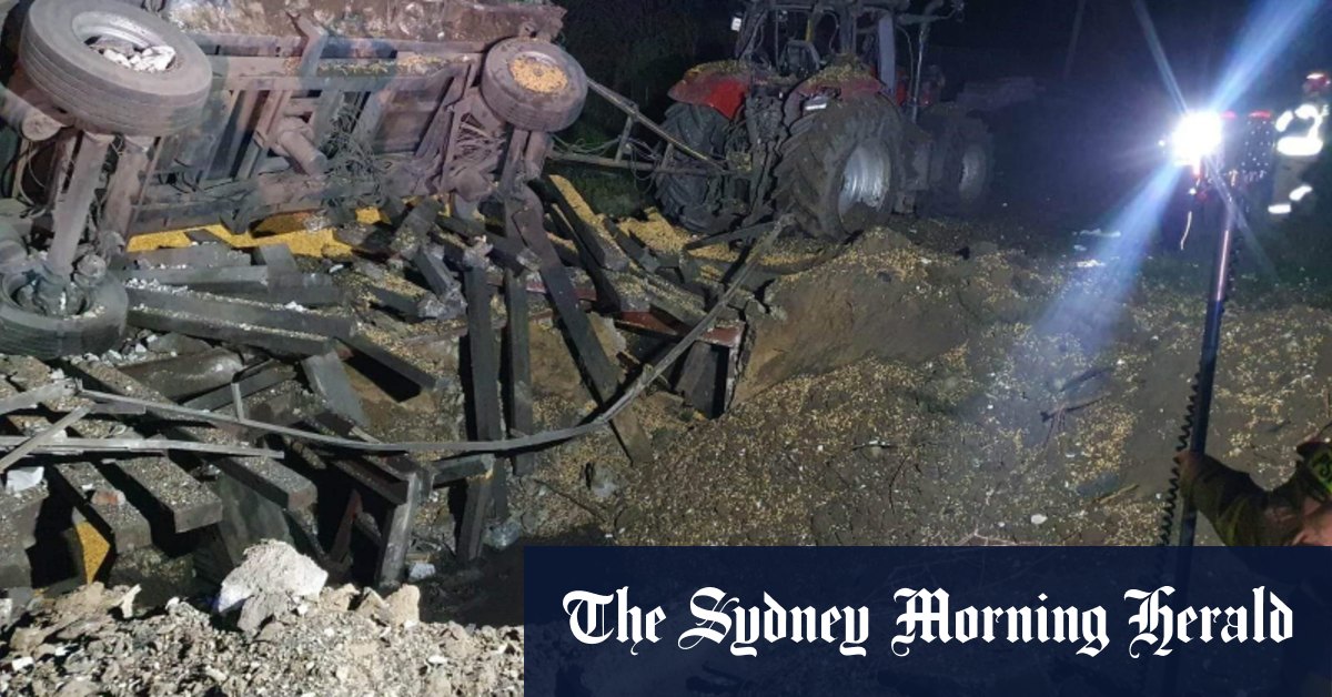 Polska twierdzi, że rosyjski pocisk „wysoce prawdopodobny” po wybuchu zabił dwóch mieszkańców Przemyśla