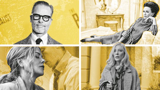 Guy Pearce, Naomi Watts, Cate Blanchett and Nicole Kidman are nominated for Golden Globes.