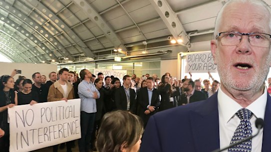 ABC chairman Justin Milne under intense pressure over multiple claims of political interference