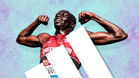 Gout Gout has joined the adidas stable.