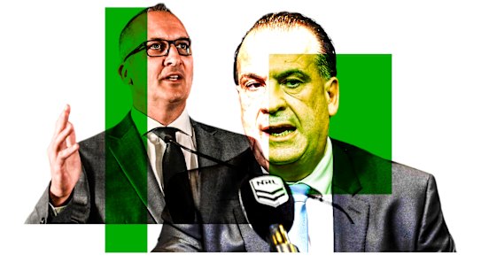 Andrew Abdo and Peter V’landys.