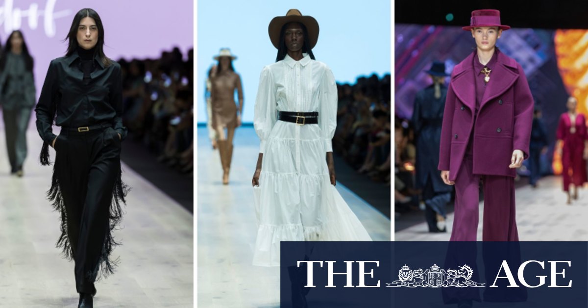 Western, pleats and upcycled clothing share spotlight on runway