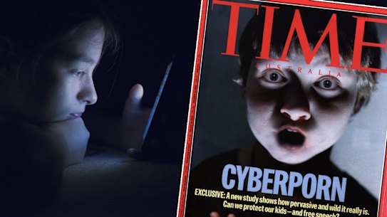 The Time Magazine cover that spurred a moral panic in 1995. 