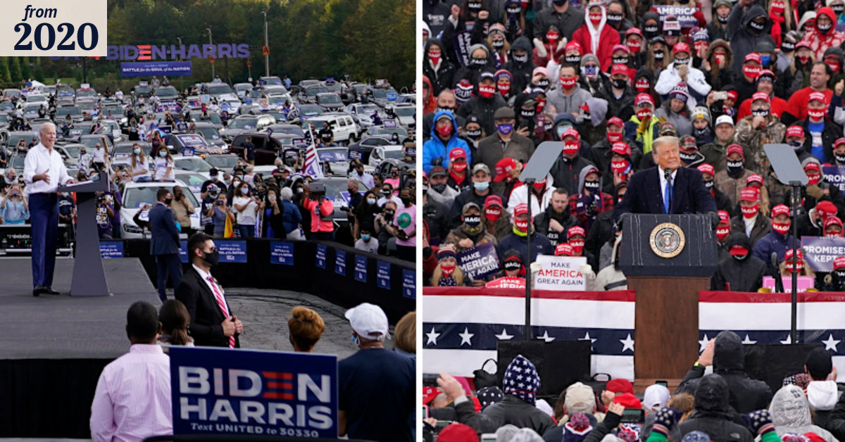US election 2020: Joe Biden's Georgia coronavirus-era campaign rally is ...