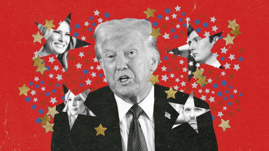 A família de Donald Trump tem influência mista na Casa Branca.