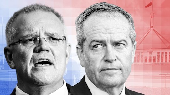 Scott Morrison and Bill Shorten. 