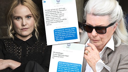 'I'm frightened': Texts between actors revealed in Rush defamation case