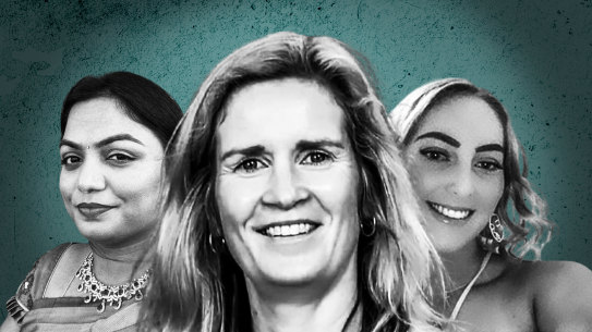 Chaithanya Madhagani, Samantha Murphy and Hannah McGuire.