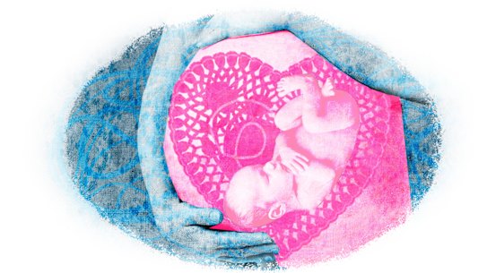 What happens to a woman's body as she gives birth?