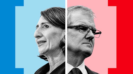 Gladys Berejiklian and Michael Daley.