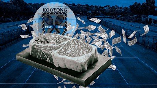 The Kooyong for Members groups claims the tennis club spent $800,000 on Wagyu beef. 
