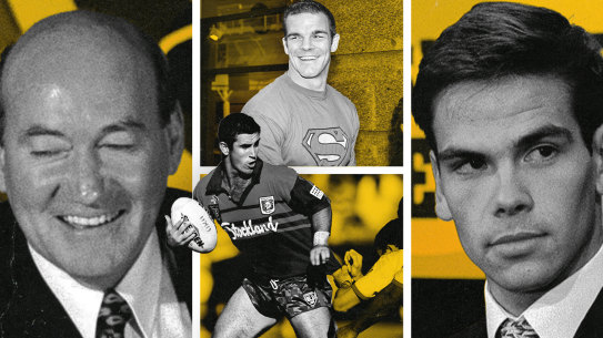 John Quayle, Lachlan Murdoch, Ian Roberts, Andrew Johns