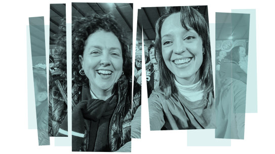 Monique Ryan and Sally Rugg.