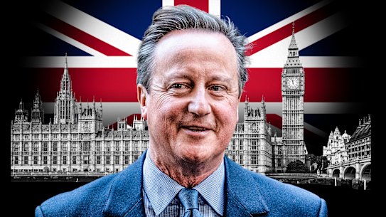 David Cameron: back in politics.