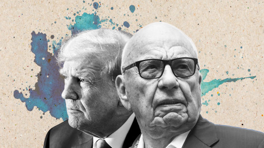 Donald Trump and Rupert Murdoch